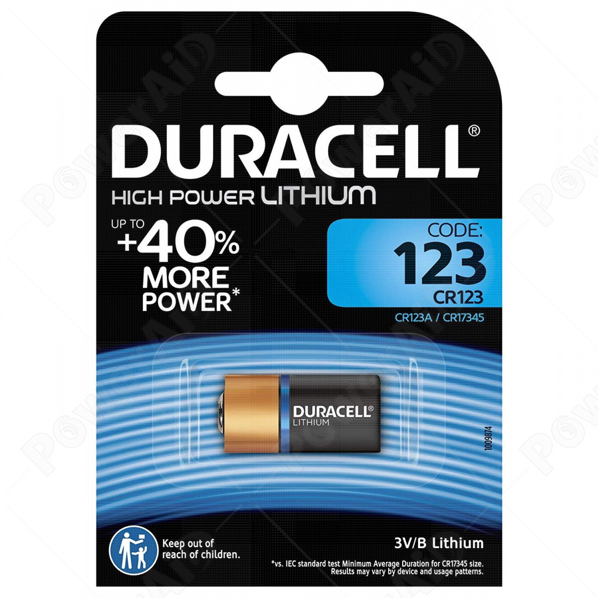 Duracell - 123 3V Blister 1 pila