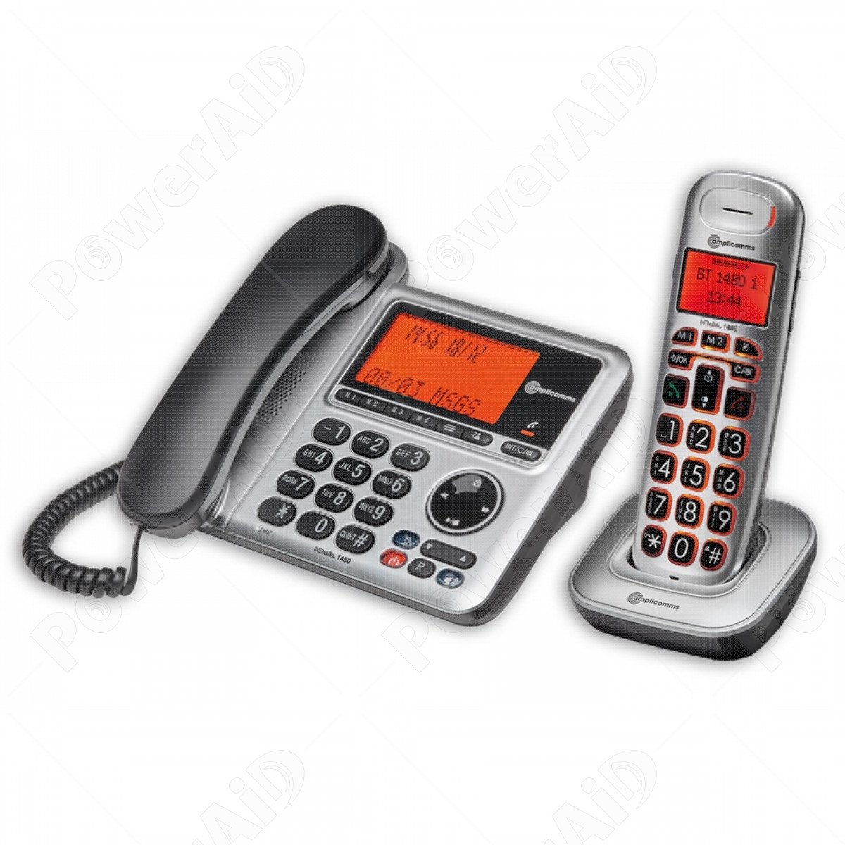 Amplicomms - BigTel 1480 telefono combo