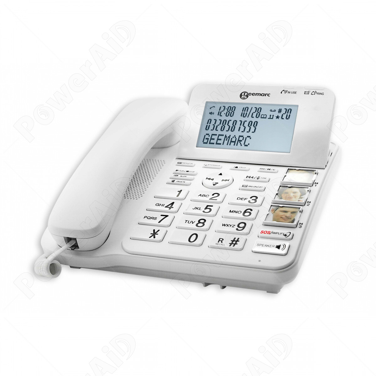Geemarc - CL 595 - Telefono amplificato con segreteria