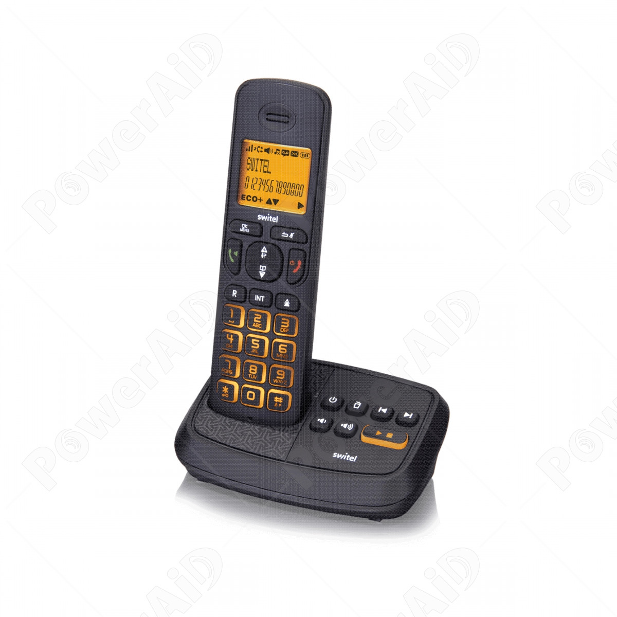 Switel - DCT 59071 Telefono Cordless con segreteria telefonica digitale