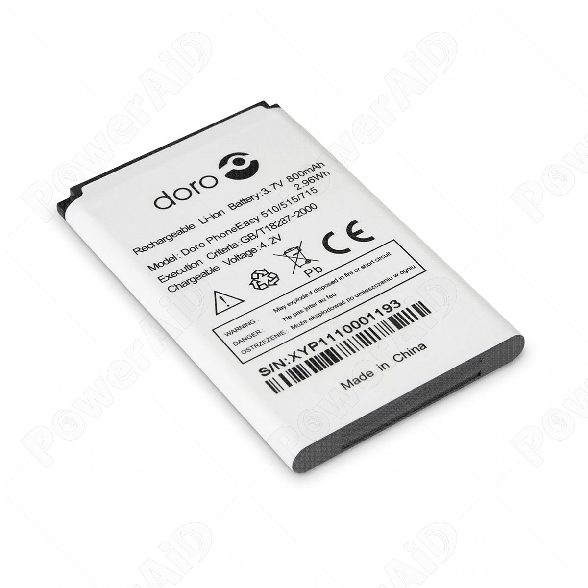 Doro Batteria per PhoneEasy 50x / 510 / 515 / 715