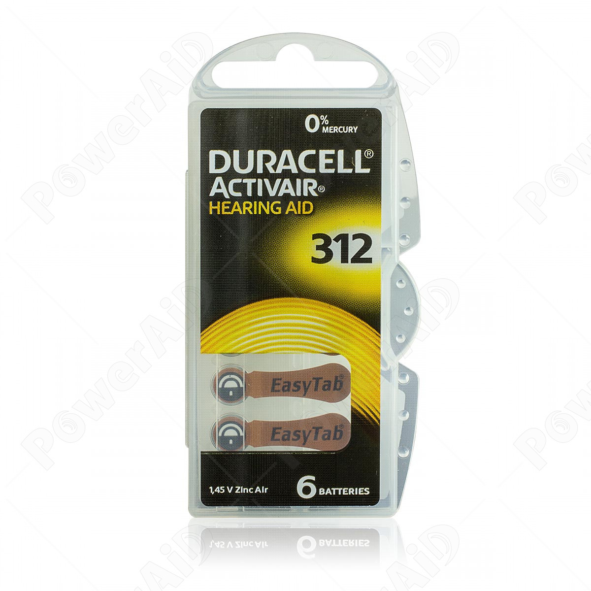 Duracell - Blister 6 pile Acustiche Activair 312