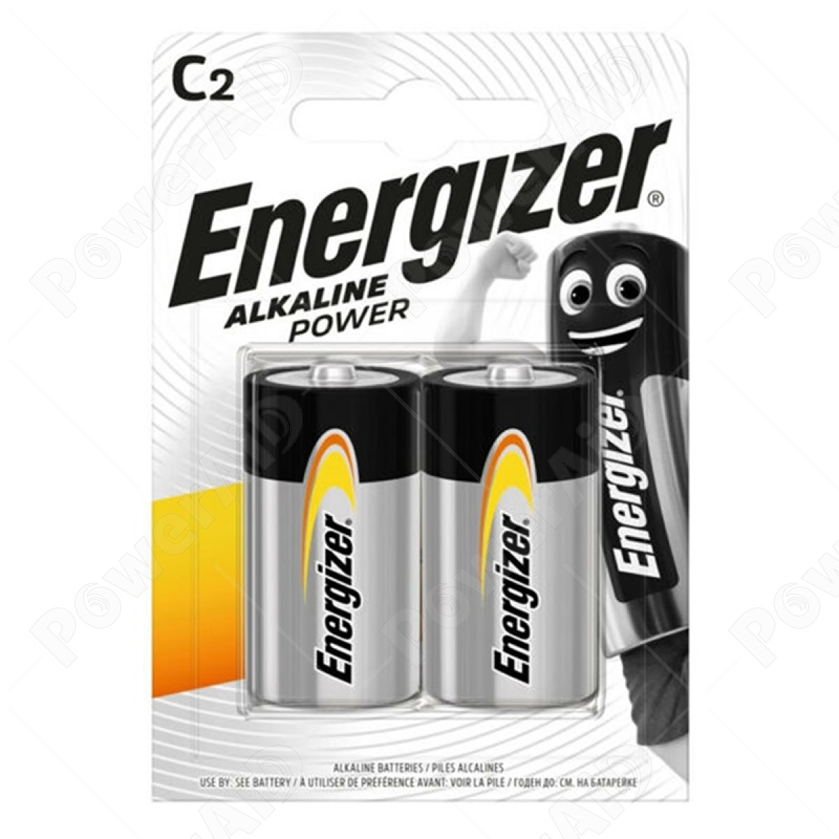 Energizer- Alcaline Power Mezza Torcia C Blister 2 Pile (LR14)