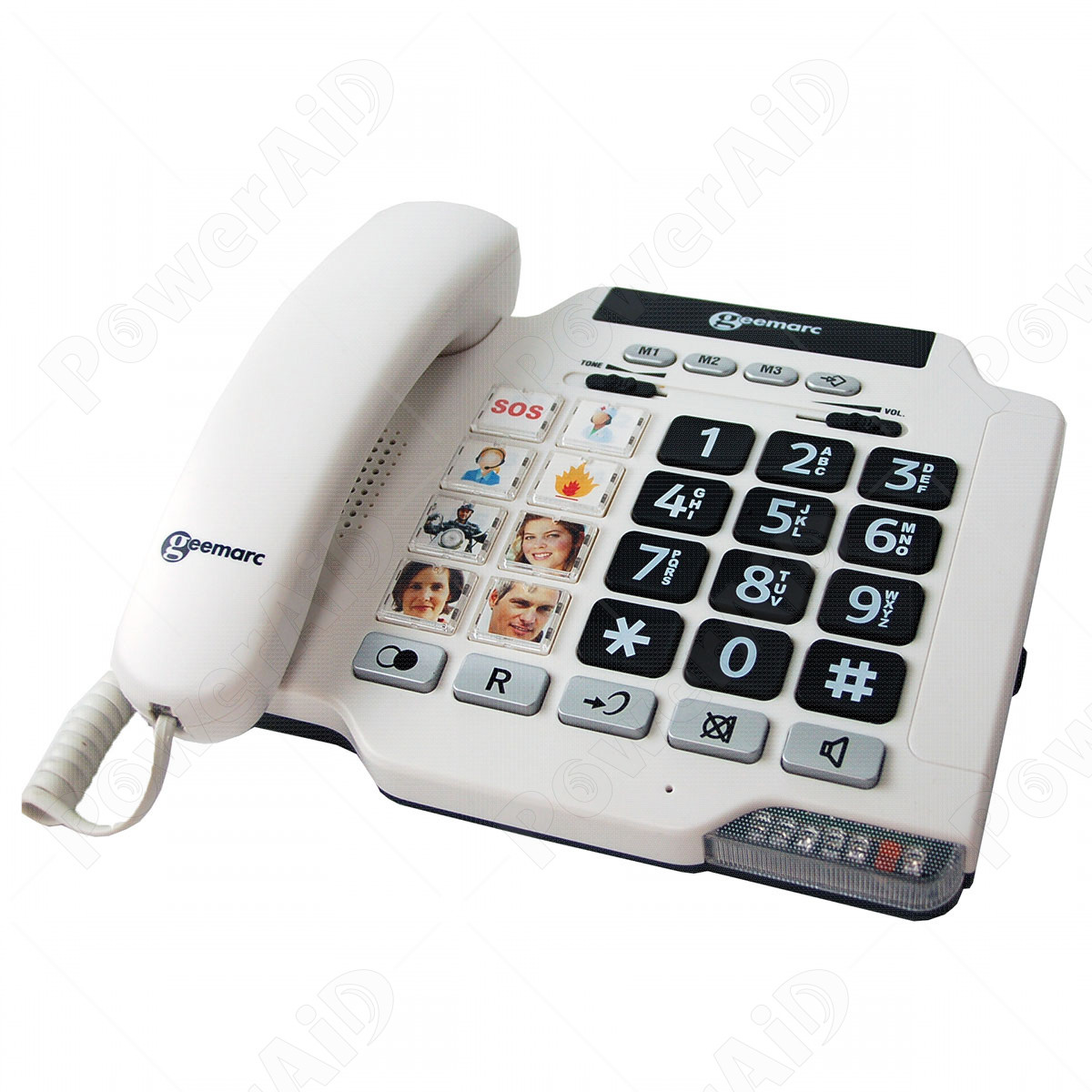 Geemarc - PhotoPHONE 100 telefono con tasti fotografici