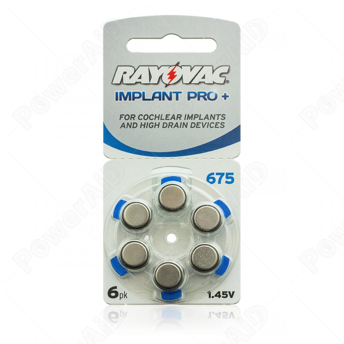 Rayovac Blister 6 pile Implant Pro+
