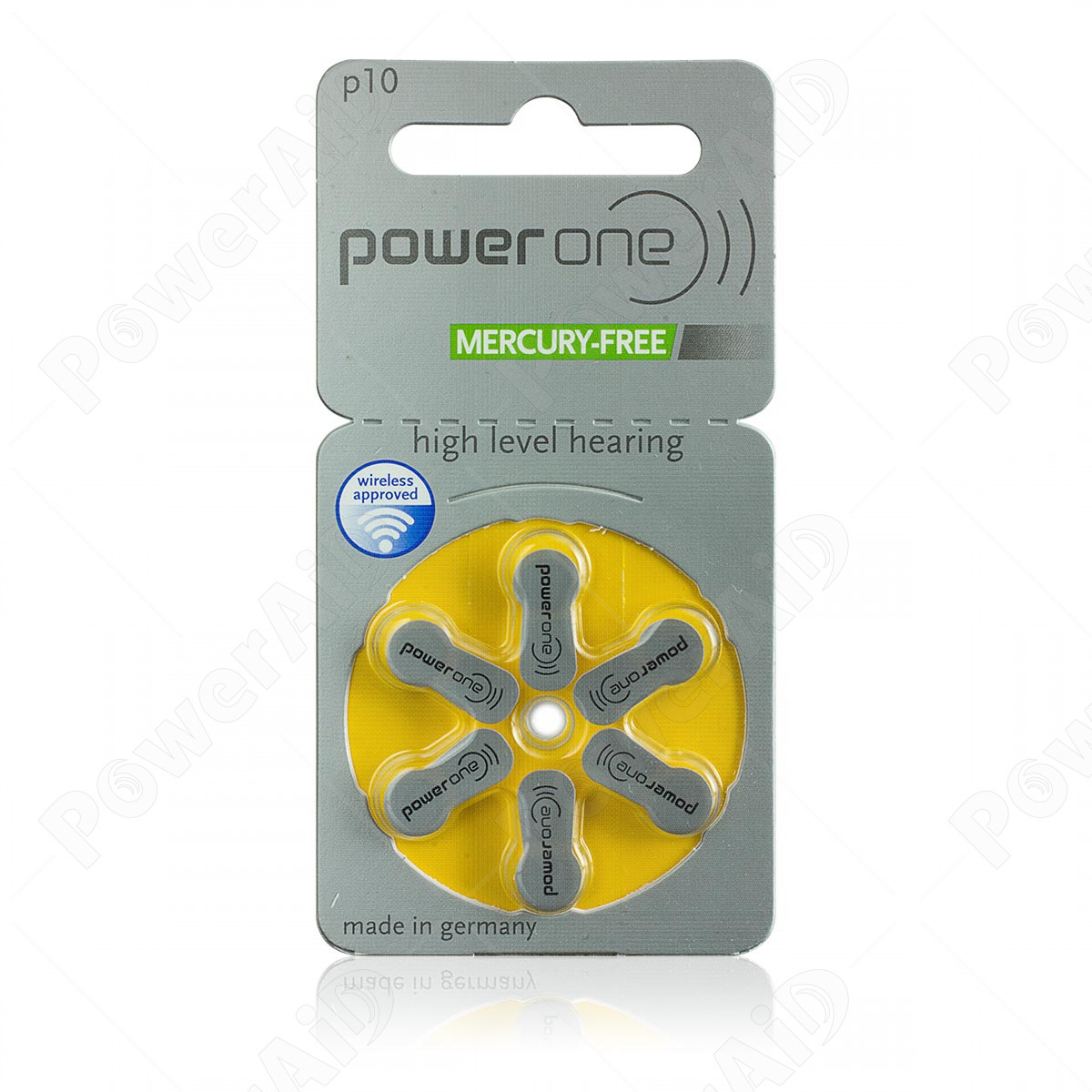 Power One - Blister 6 pile Acustiche 10