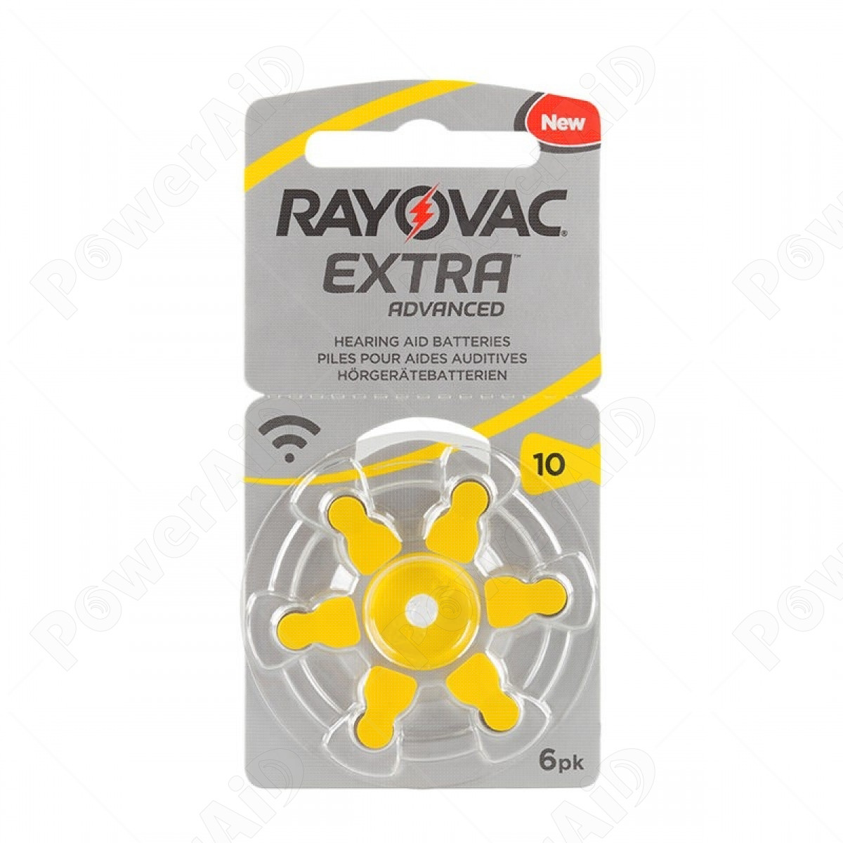 Rayovac - Blister 6 pile Acustiche Extra Advanced 10