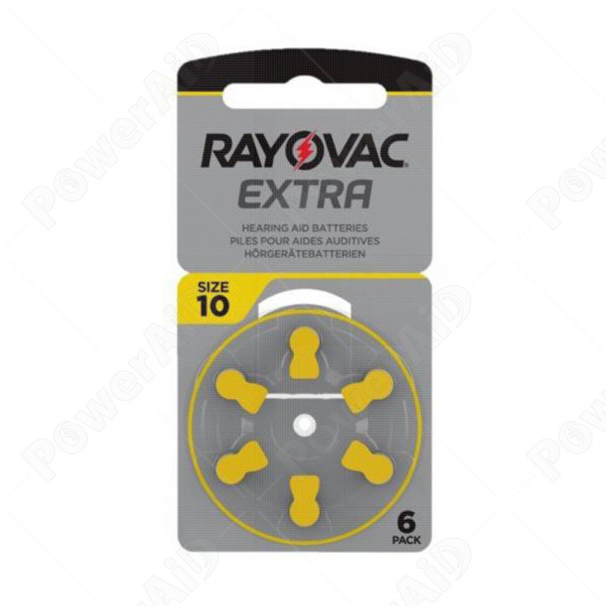 Rayovac - Blister 6 pile Acustiche Extra 10