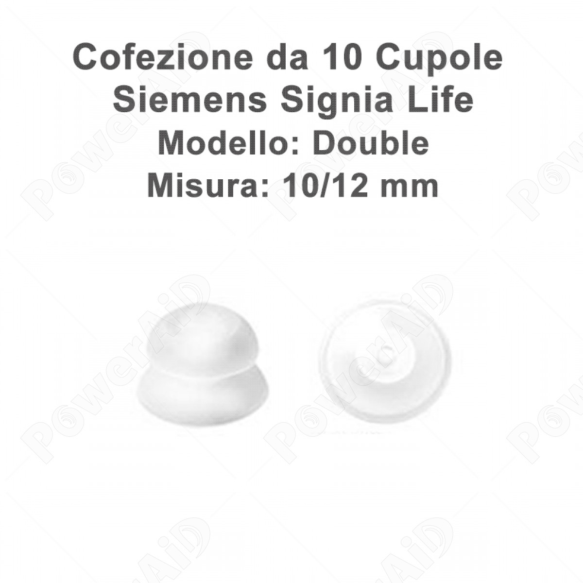Signia - Cupoline  Life Double 10/12 mm - 10 pz