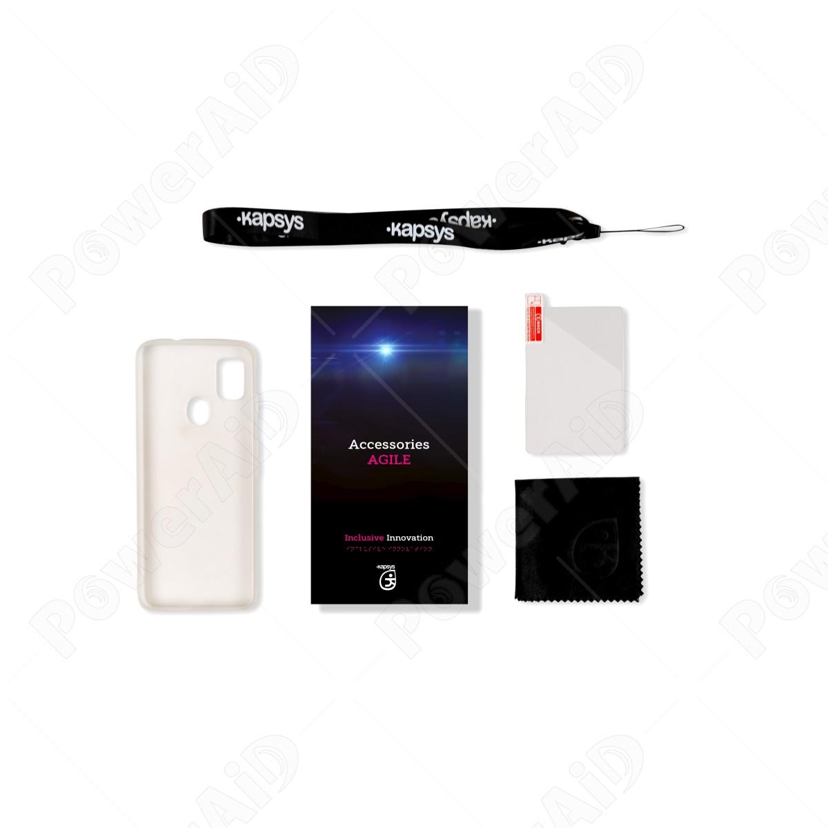 Kapsys - Pack accessori AGILE per Smartphone Smartvision 3