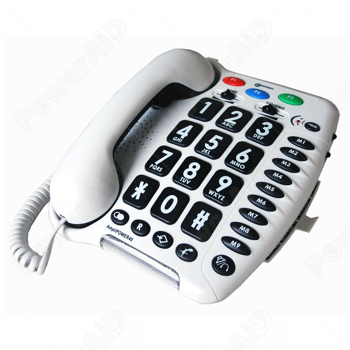 Geemarc - AmpliPOWER 40 Bianco telefono amplificato
