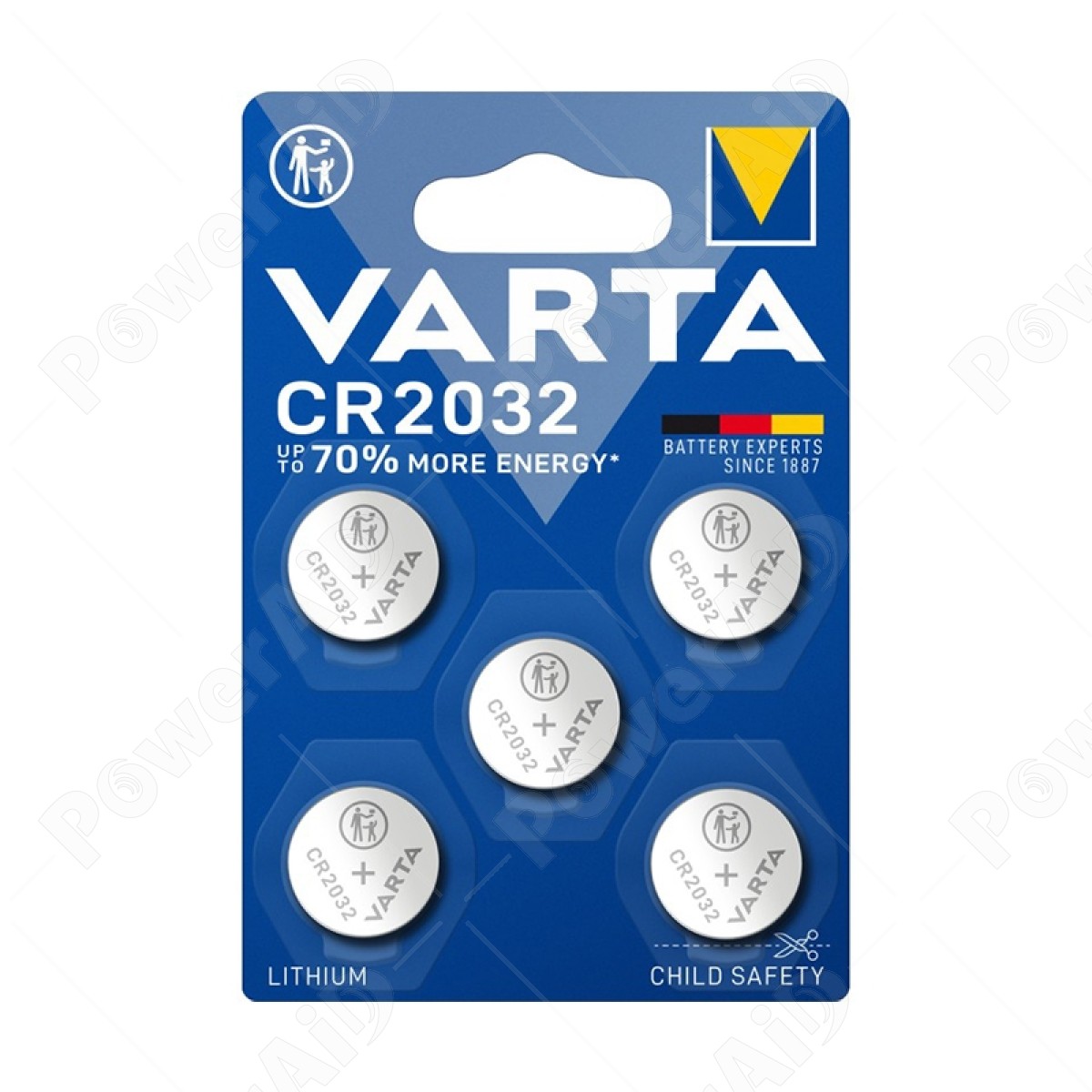 Varta - CR2032 Lithium 3 V Blister 5 Pile