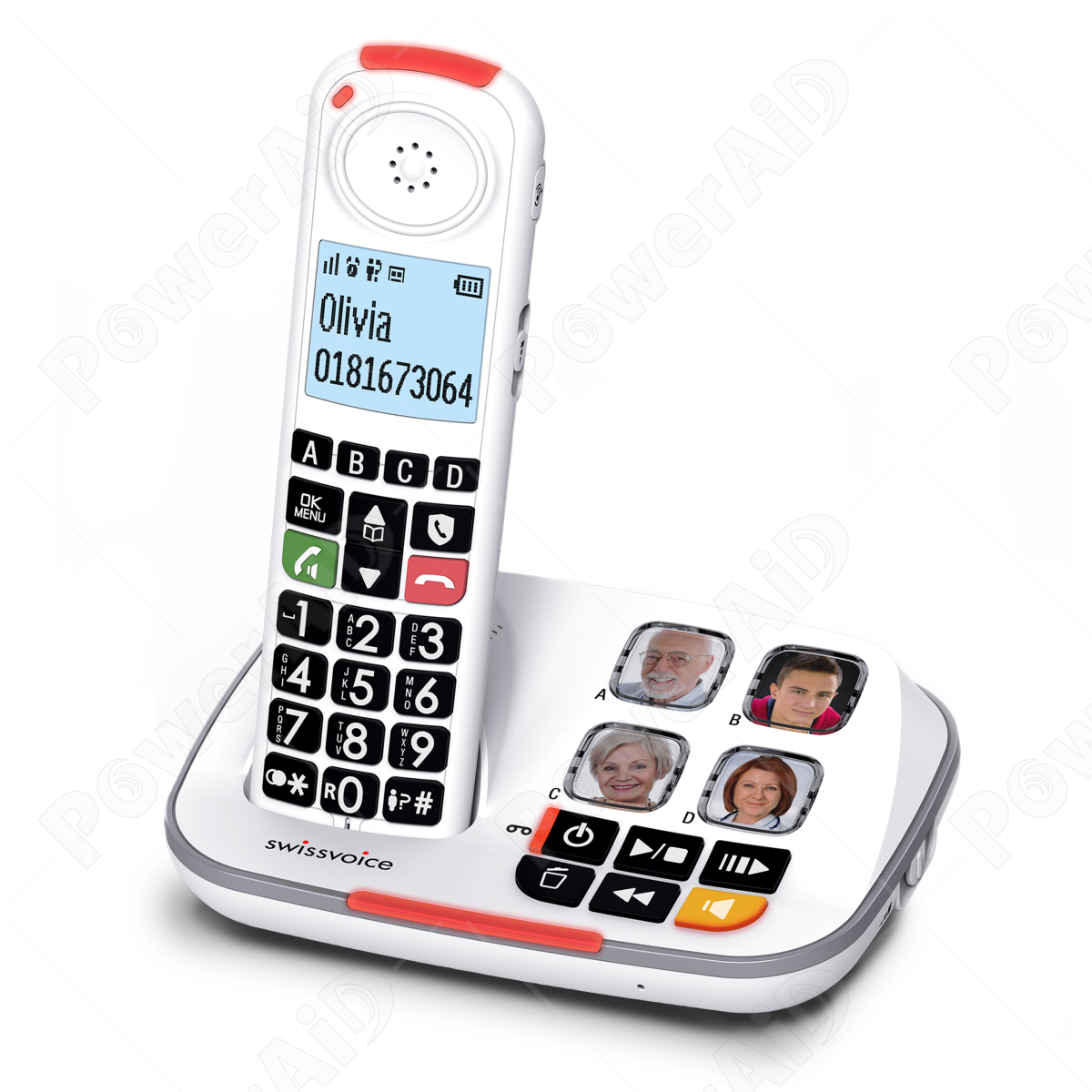 Swissvoice Xtra2355 SOLO - cordless amplificato DECT