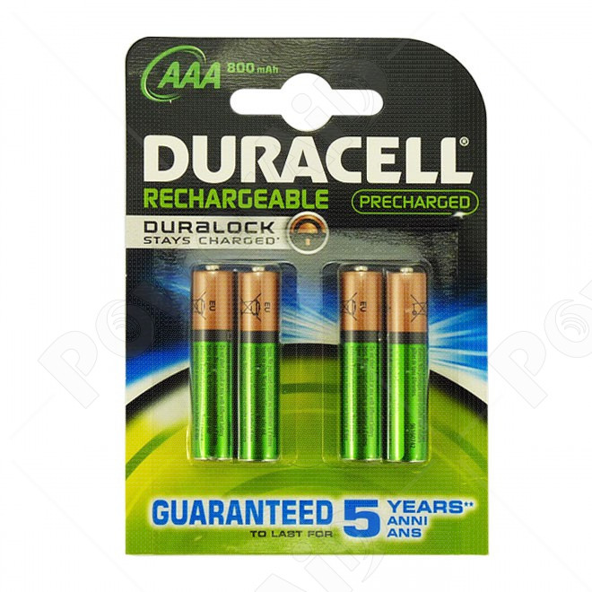 Duracell - 4 Batterie Ministilo AAA ricaricabili