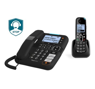 Amplicomms - BigTel 1580 Combo fisso e cordless amplificati