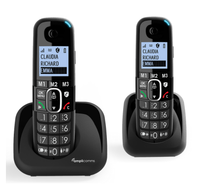 Amplicomms - BigTel 1502 Duo cordless amplificati
