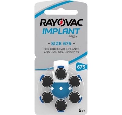 Rayovac - Blister 6 pile Implant Pro+