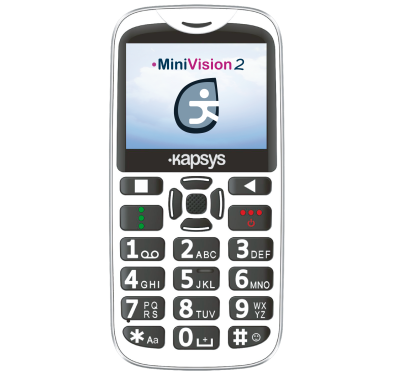 MiniVision 2+ nuovo telefono cellulare parlante semplificato per non vedenti e ipovedenti