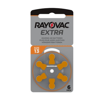 Rayovac - Blister 6 pile Acustiche Extra 13