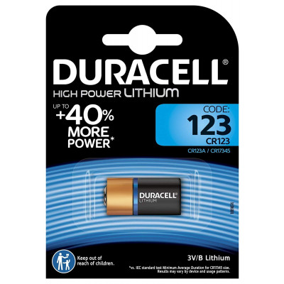 Duracell - 123 3V Blister 1 pila