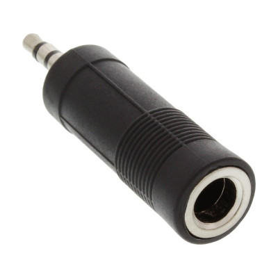 Adattatore audio Stereo F 6.35mm - M 3.5mm