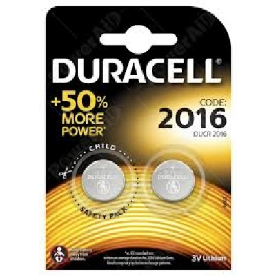 Duracell - CR2016 3V Blister 2 Pile