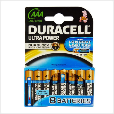Duracell - Ultra Power 8 pile Mini Stilo AAA