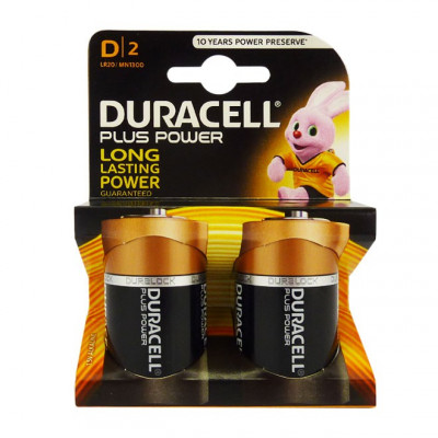 Duracell - Plus Power 2 pile Torcia D