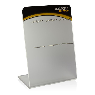 Espositore per Pile Acustiche in Plexiglas (Logo Duracell)