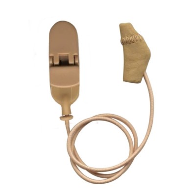 Ear Gear - Micro Beige con clip di sicurezza