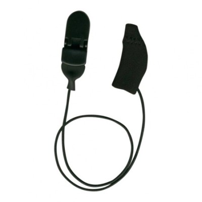 Ear Gear - Mini Curved Nero con clip di sicurezza