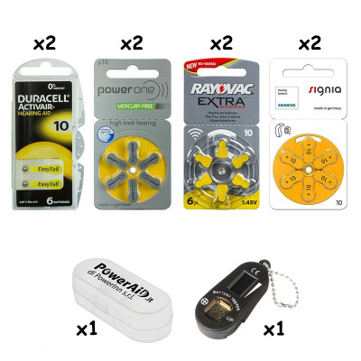 KIT DI PROVA - Misura 10 - Colore giallo