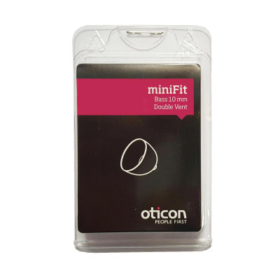 Oticon - Cupola miniFit Bass 10mm Double Vent 