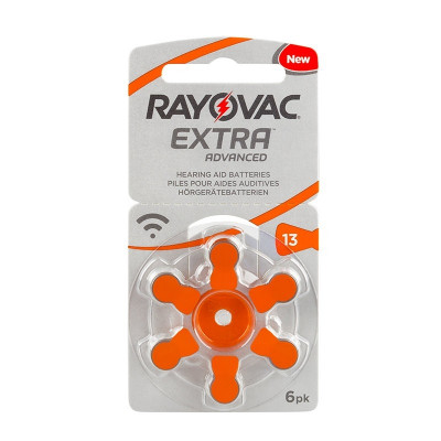 Rayovac - Blister 6 pile Acustiche Extra 13 