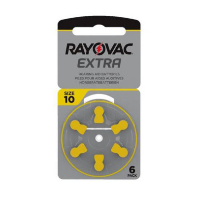 Rayovac - Blister 6 pile Acustiche Extra 10