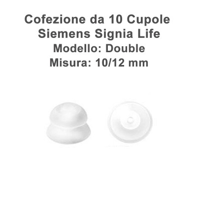 Signia - Cupoline  Life Double 10/12 mm - 10 pz