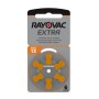 Rayovac - Blister 6 pile Acustiche Extra 13