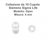 Signia - Cupoline  Life Open 4 mm - 10 pz