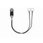 SmartEAR - Sistema anticaduta a clip per impianti cocleari / apparecchi acustici - nero lungo